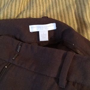 Brown New York & Co work pants comfy, tad too long